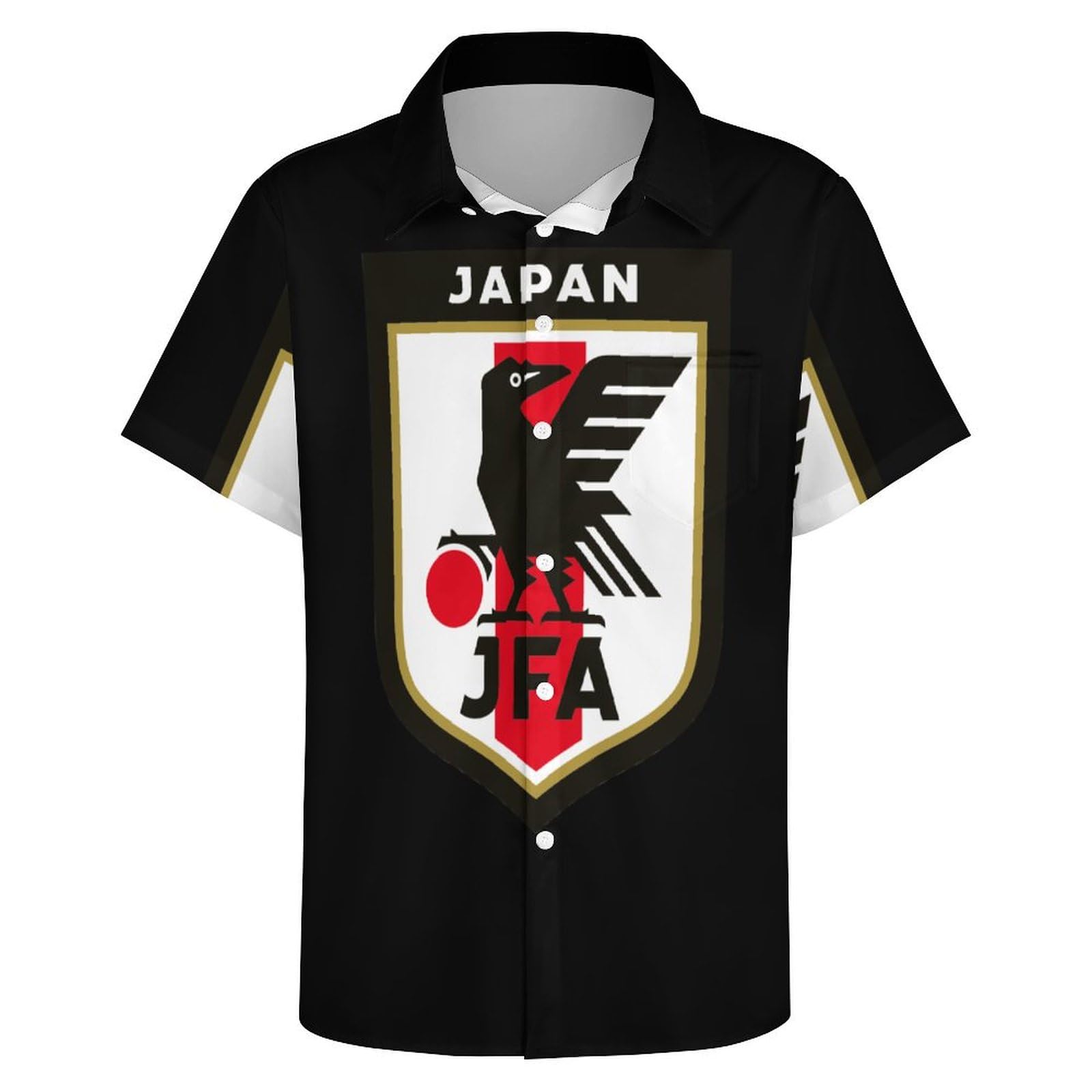 Amazon.co.jp: アロハシャツ メンズ 日本サッカー協会 JFA 半袖 夏