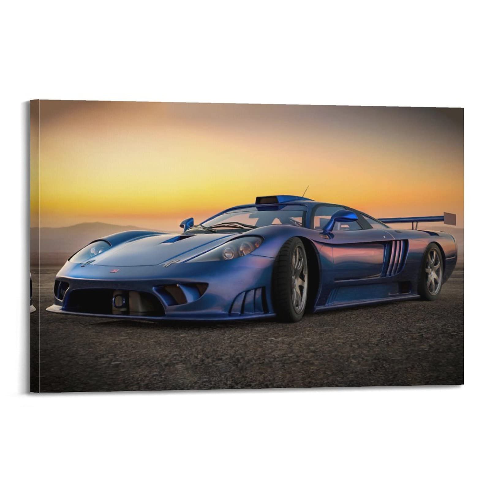 Supercar Poster for Saleen S7 Racing Car Sport Car Poster Decorative Painting Canvas Wall Posters And Art Picture Print Modern Family Bedroom Decor Posters 08x12inch(20x30cm)