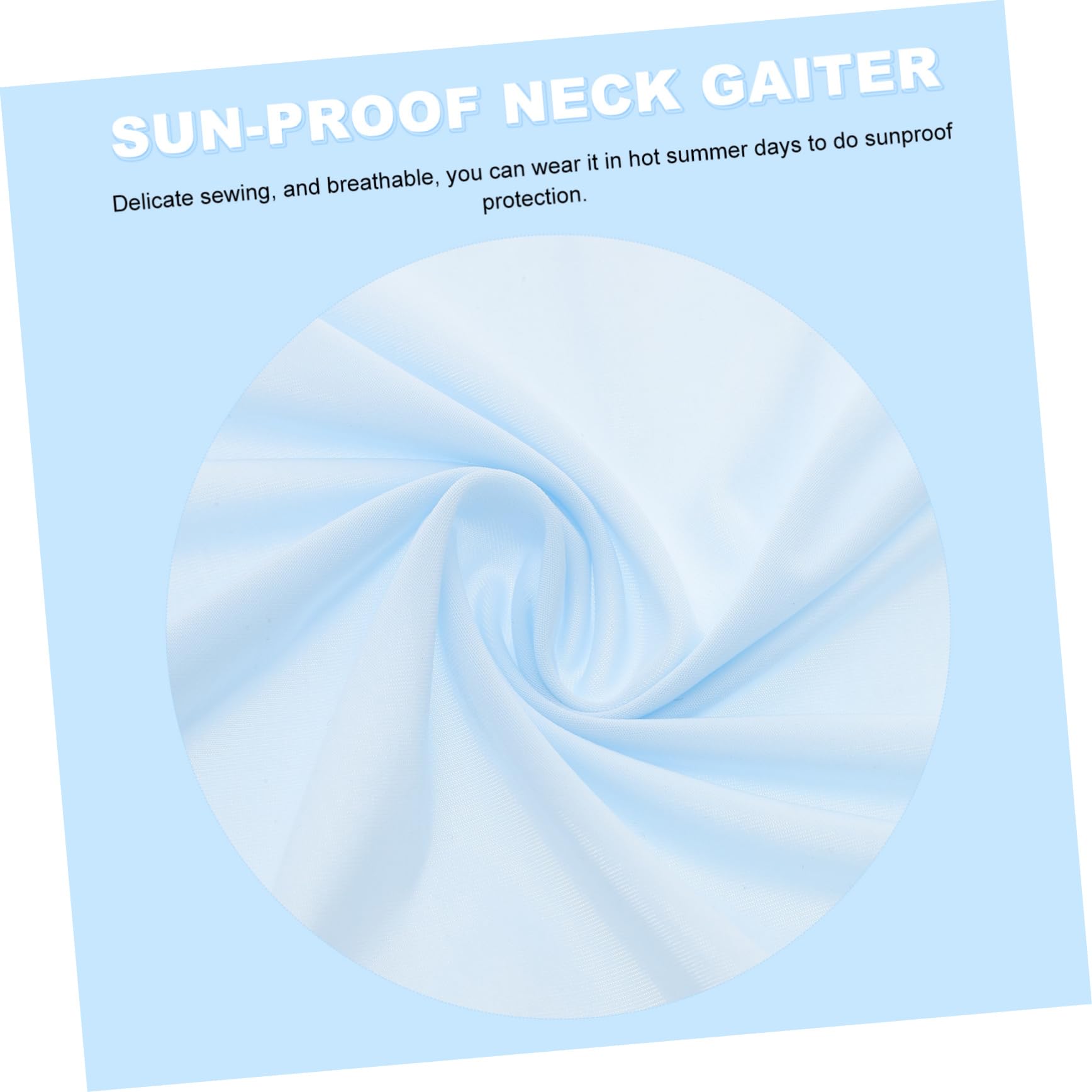 COLLBATH Atmungsaktive Sonnenschutzmaske aus Eisseide Dünner UV Schutz für Outdoor Sport und Reiten