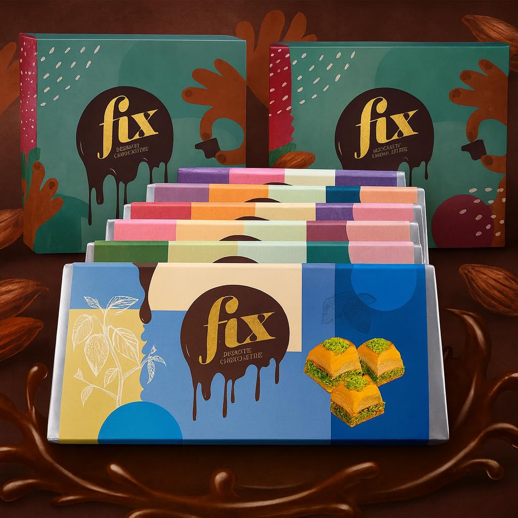Fix Dessert Chocolatier – 6 Assorted Dubai Dessert Chocolates