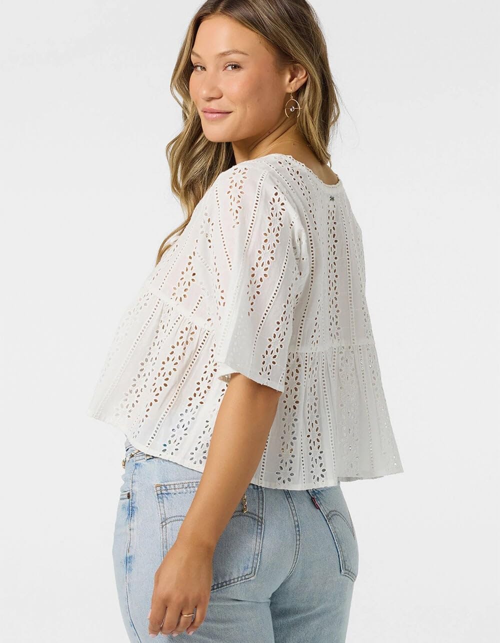 O'Neill Loni Eyelet Top