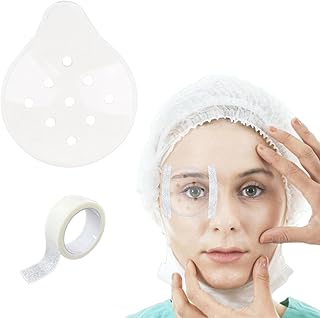 EDWERD Clear Eye Protect Shield, Cataract Sur-gery Recovery Cover Ventilated Patch Gaurd with Fixed Tape for Eye Post-operative Recovery, 1 PCS