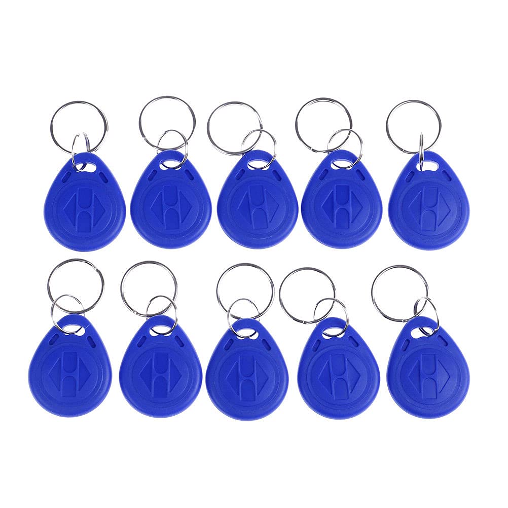 2024 10PCS 64 Bits Keychains 125khz Rfid Proximity Id Card Token Tags Key Fobs Wholesale Id Card Tags Door Access Card