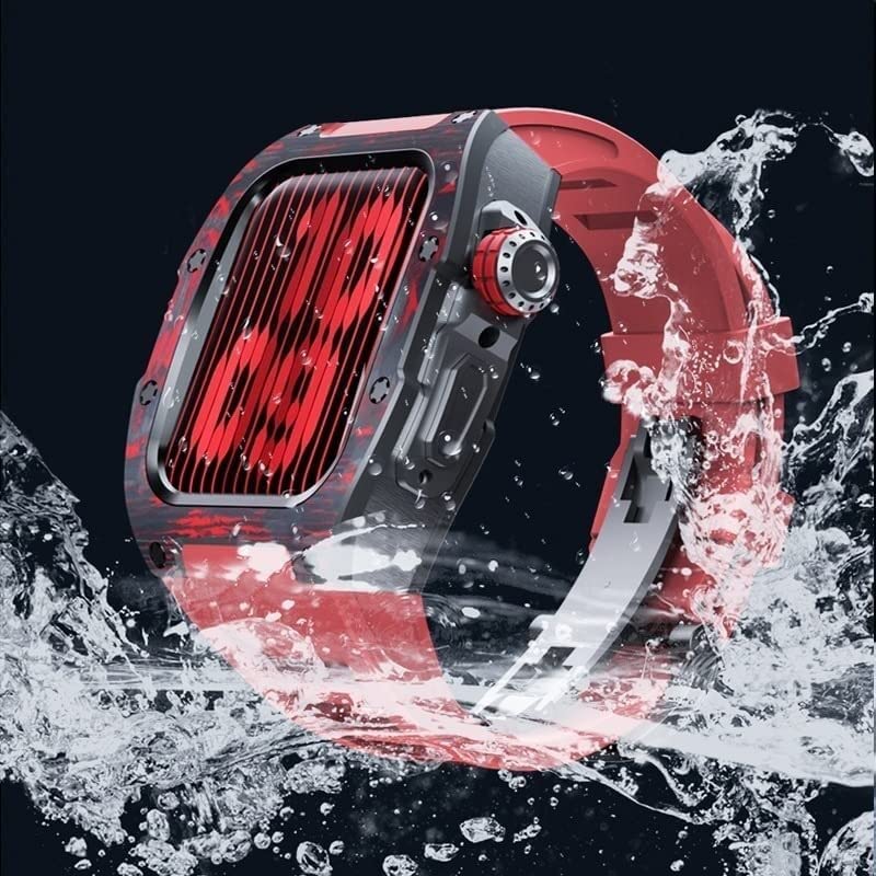 Coque carbone pour Apple Watch 45 mm protégeant votre montre avec élégance - 2