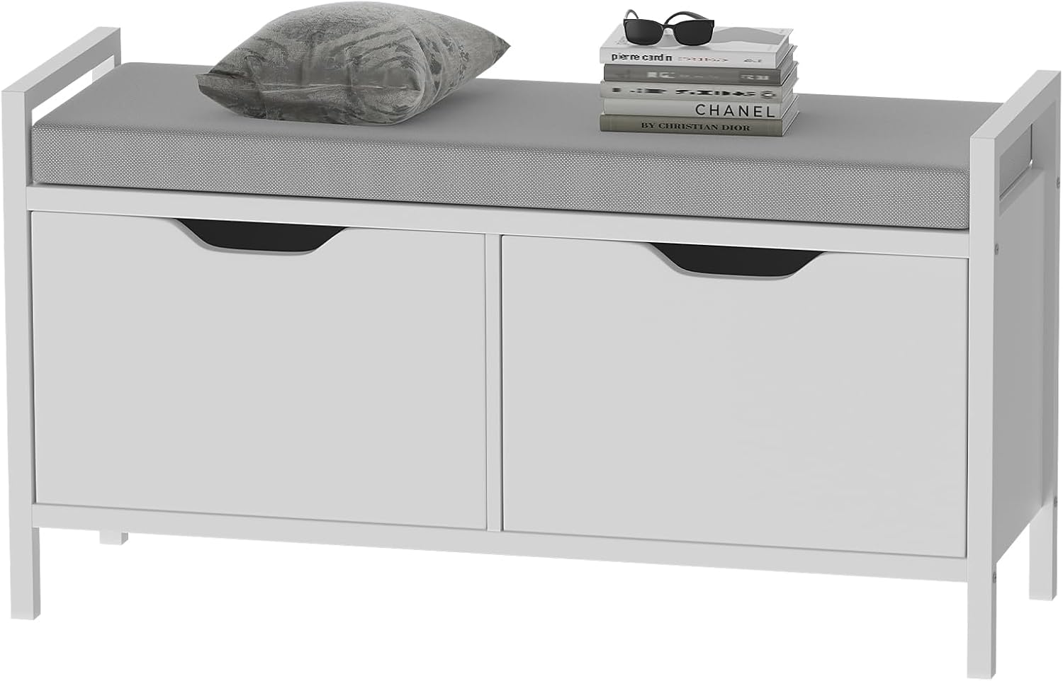 Visiblesser Entryway Shoe Bench, Shoe Storage Bench with