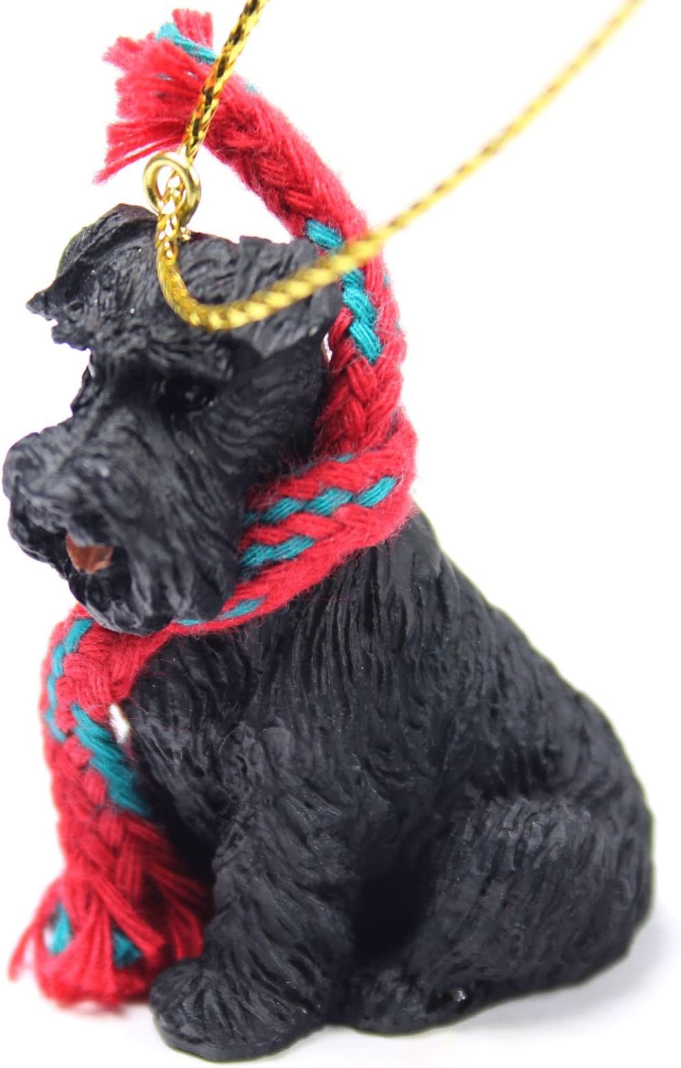 Conversation Concepts Schnauzer Tiny Miniature One Christmas Ornament Black Uncropped - Delightful!