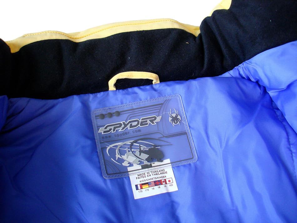 Spyder New Girl's Insulated Ski Jacket - Mystic Jacket #3701 - Yellow (20)