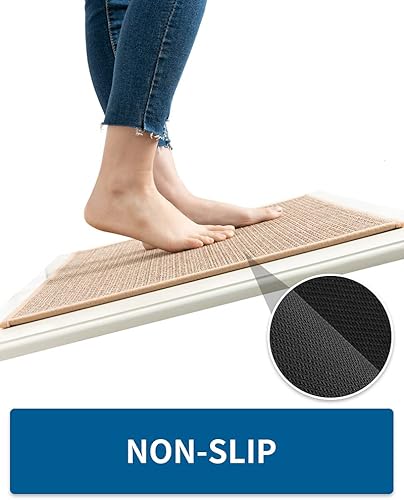 Miniatura 4 de Alfombra de pasillo de cocina antideslizante lavable de 16 x 8 pies para pasillo cocina parte delantera del fregadero tapetes de cocina para suelo