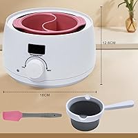 Vista 4 de fisca Derretidor de chocolate con pantalla de temperatura y temperatura ajustable, sumergir, rociar y decorar fresas, pastel pop y chocolates