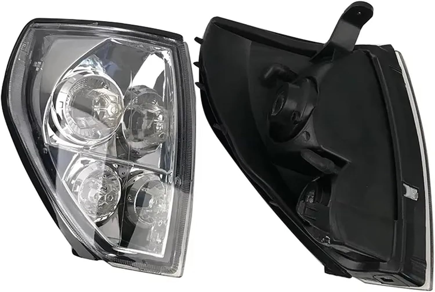 Modified white car turn signal Compatible With Toyota LAND CRUISER PRADO LC90 FJ90 RZJ90 VZJ95 KZJ951999 2000 2001 2002 2pcs 81511-60510(White)