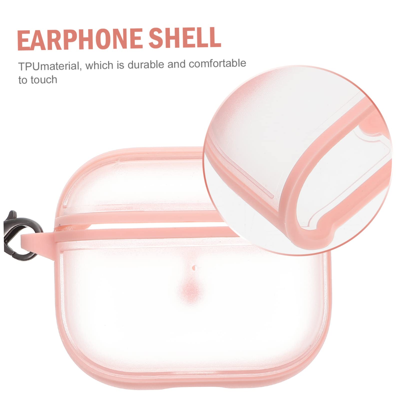 jojofuny 5juegos Estuche Protector De TPU para Auriculares Inalámbricos Compatible Resistente y Rasguños Diseño Ligero y Moderno para Llevar Mochilas