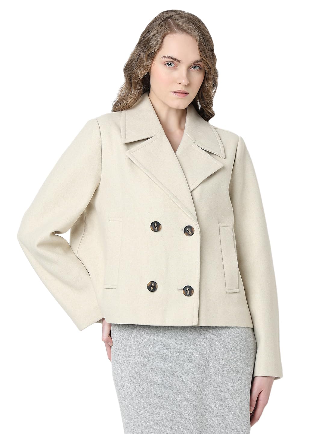 vero moda Women's' A-Line Coat-picture-31
