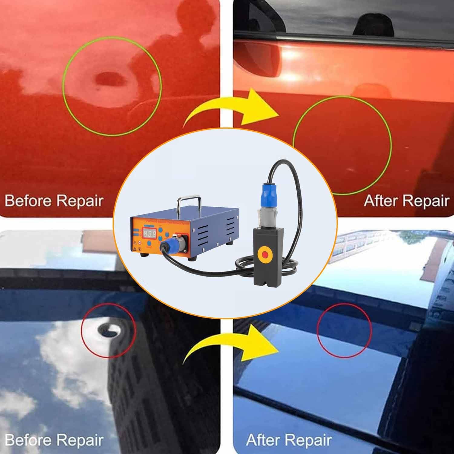 Strumento professionale per riparazione ammaccature con riscaldatore a induzione per carrozzeria e restauro auto
