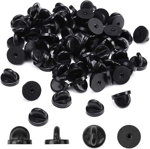 Sujetadores de pasadores, soportes de pasador de goma de PVC, cierre de embrague de mariposa, cierre de pasador, sujetadores de pasadores, tapa para