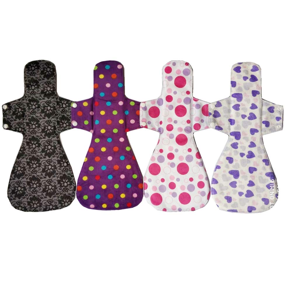 MUMBABY 32 piezas serie completa Set 1pc Mini Wet Bag+5@7inch +5@8inch+8@10inch+5@12inch+5@14inch +3@16inch carbon Bamboo Mama Cloth/Menstrual Pads/Reusable sanitarios Pads