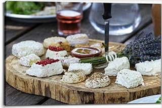Goat cheese platter Canvas Wall Art Decor Framed Photo Prints Picture Poster For Bathroom Bedroom Kitchen Living Room Office Artwork Paintings 20x30