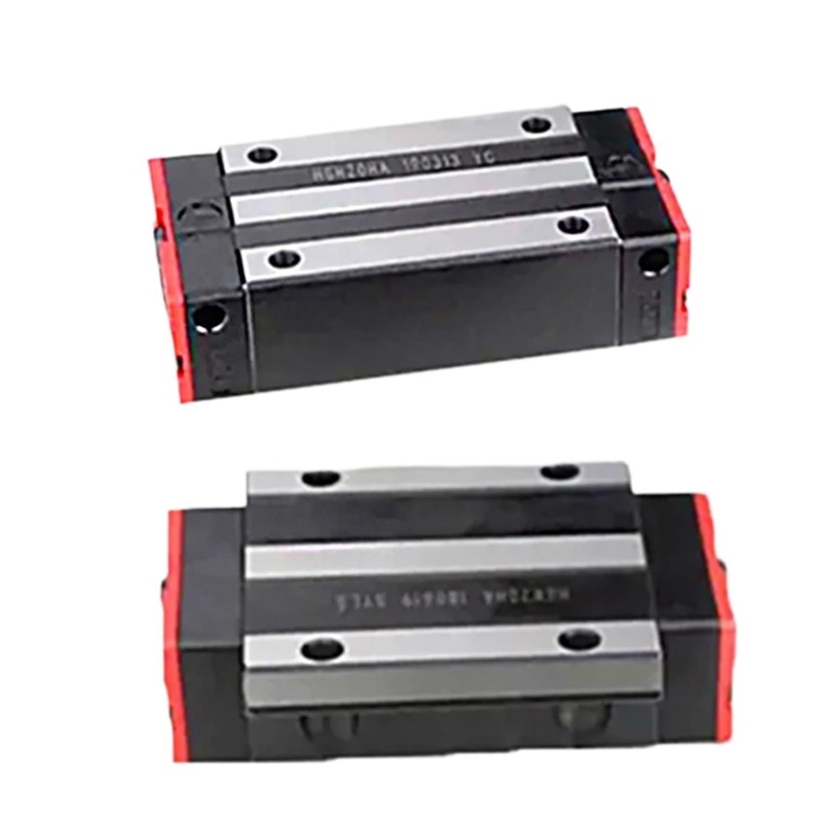 Guía deslizante lineal en miniatura de 350 mm a 1000 mm, 1 riel guía lineal cuadrado HB45 + 1 bloque deslizante HGH45HA (500 mm)