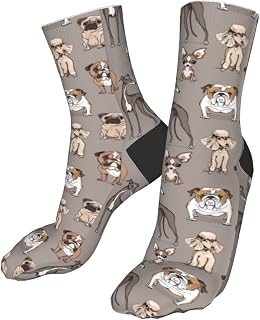 Walking Socks Dogs Work Socks Casual Athletic Socks Nonslip Running Socks For Climbing Baseball Outdoor 40Cm
