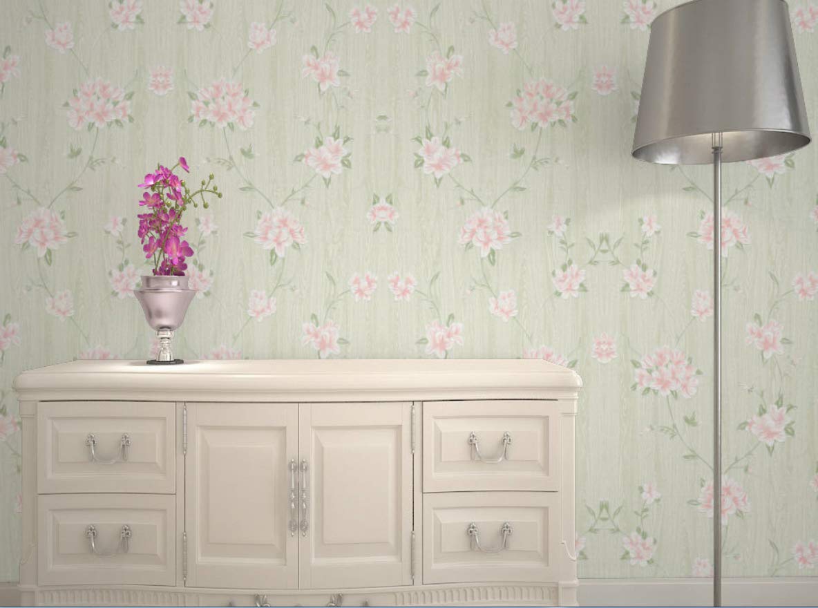 Papier peint haut de gamme intissé 3D à effet moussant pastoral AN04