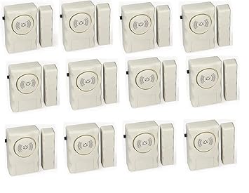 ULTRONIX Door Alarm Security for Home Wireless, Door Alarm Sensor for Home, Window Alarm Security for Home, Door Alarm for Main Door, Door Open Alarm for Home, Door Open Sensor Alarm, [Pack -1]