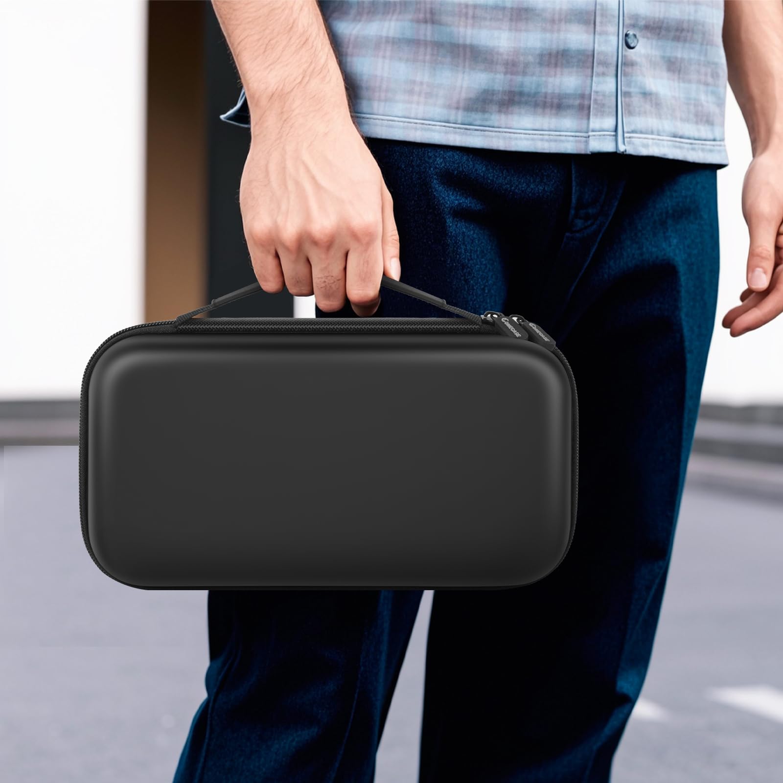 Boobowl JBL sans Fil Compatible sans Fil Micro étui Deux Microphones/pour JBL Partybox, Portable Double Microphone Sac de Voyage de Stockage (boîte Seulement)