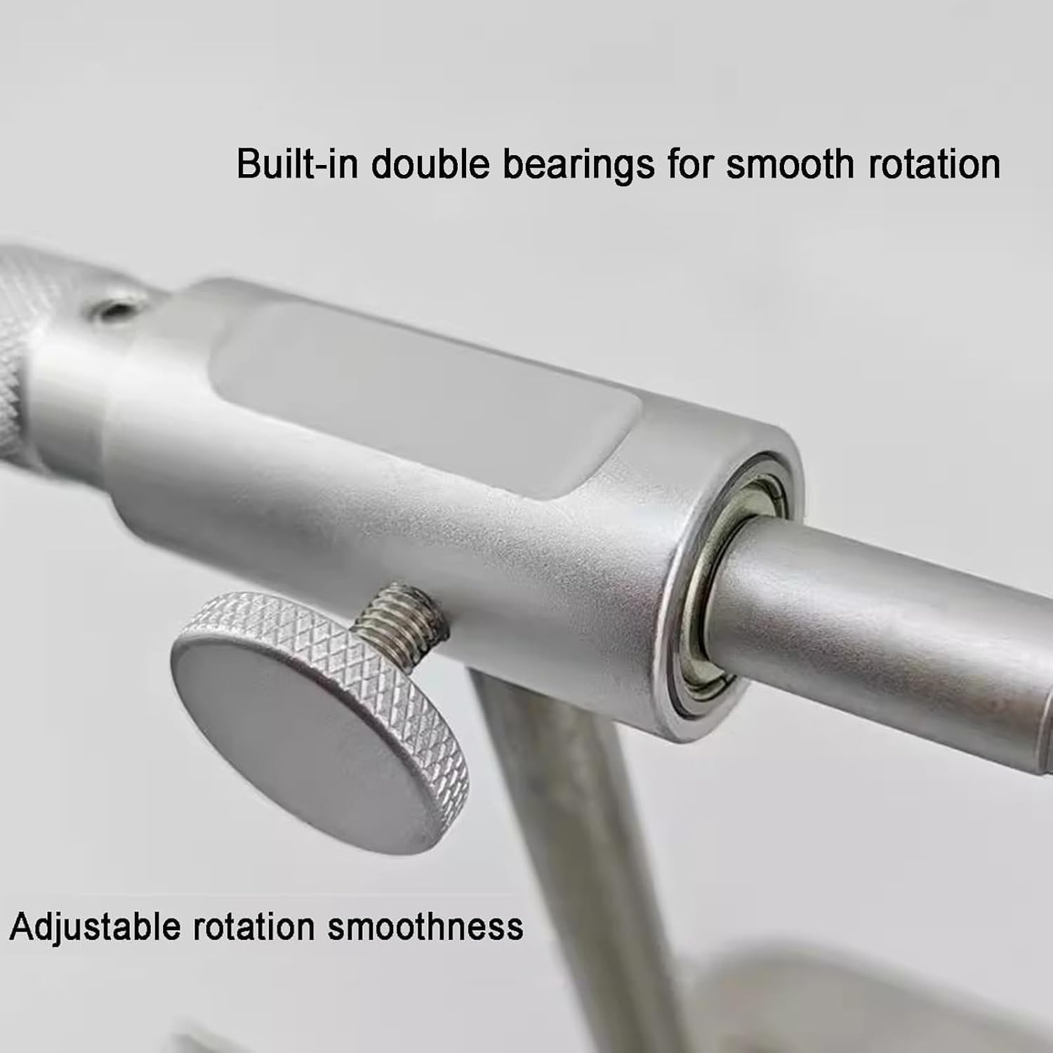 Rotary Fly Tying Vise Tool, Fly Fishing Vice Kit with Spool Holder, 360° Rotation, Adjustable Rotation Smoothness, for Fishing Enthusiasts, Fishing Clubs and Fishing Tackle Shops