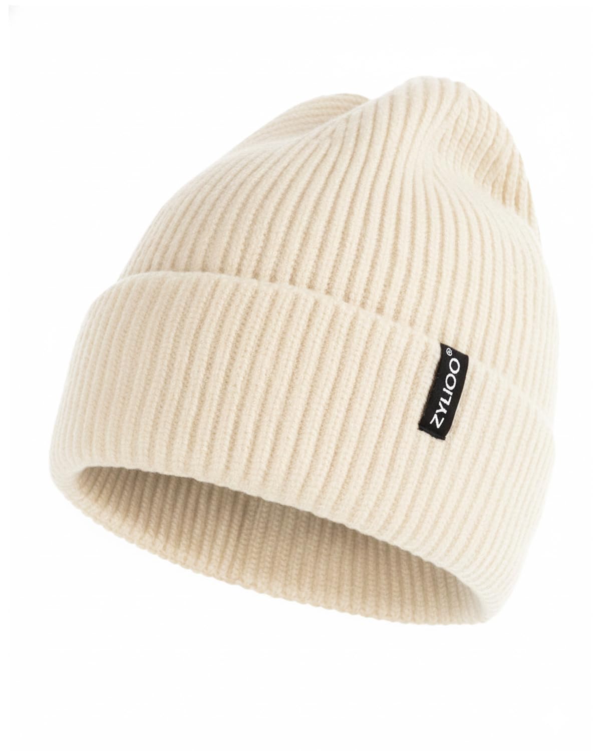 Zylioo XL/XXL Beanie Hats for Big Heads, Winter Knitted Beany Hats, Warm Slouchy Cuffed Skull Watching Cap