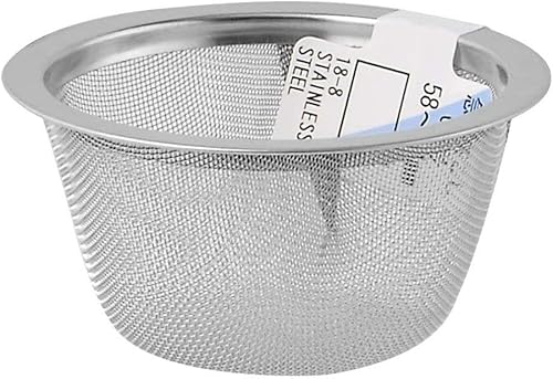 Miniatura 1 de TIKUSAN Tetera de repuesto de malla de acero inoxidable para tetera, infusor de té fabricado en Japón, 65 (2.3 a 2.5 pulgadas)