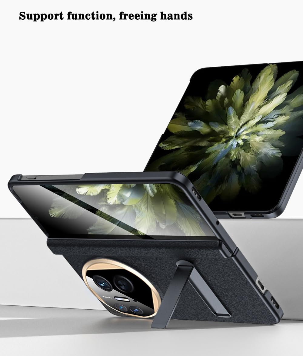 Leder-Hülle Mit Scharnierschutz Für Huawei Mate X3 | Vollschutz, Magnetisch