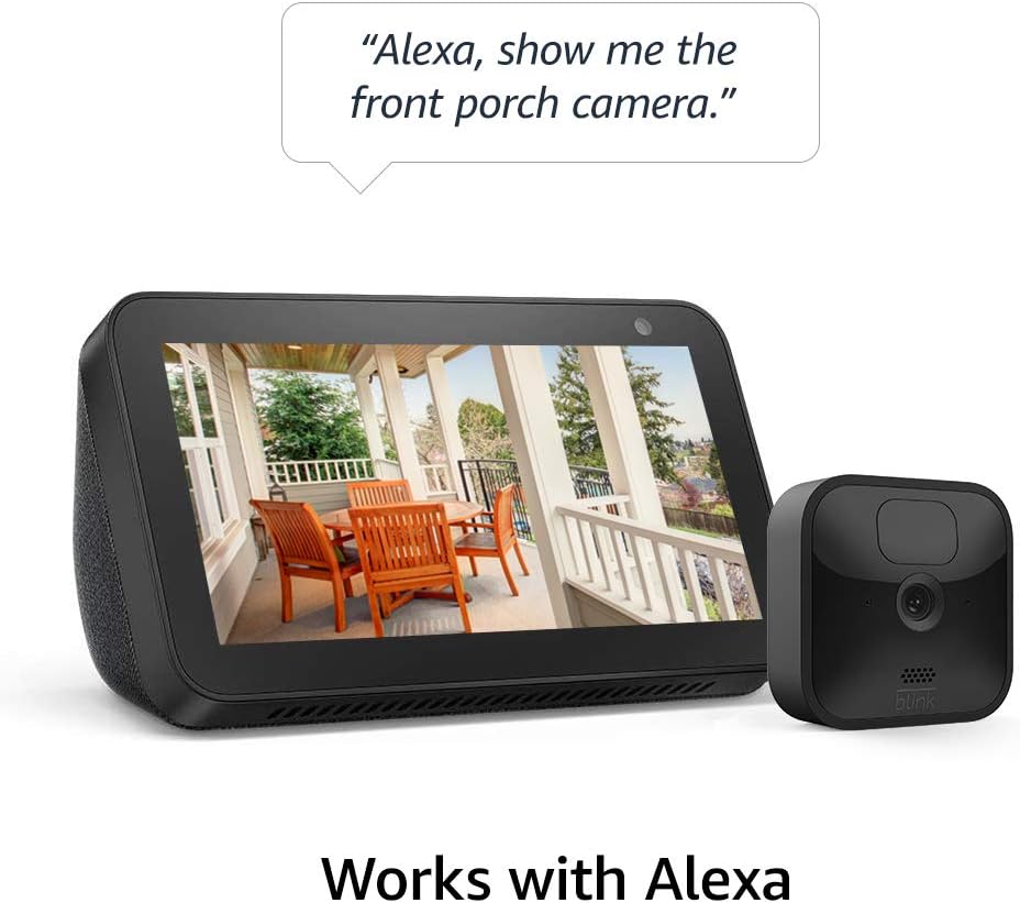 Blink Outdoor (3rd Gen) - 2 camera system with Echo Show 5 (2nd Gen)