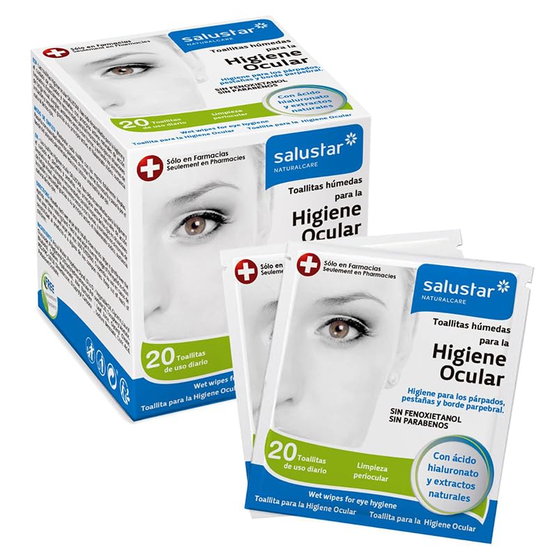 TOALLITAS HÚMEDAS ESTERILIZADAS HIGIENE OCULAR 20 UDS