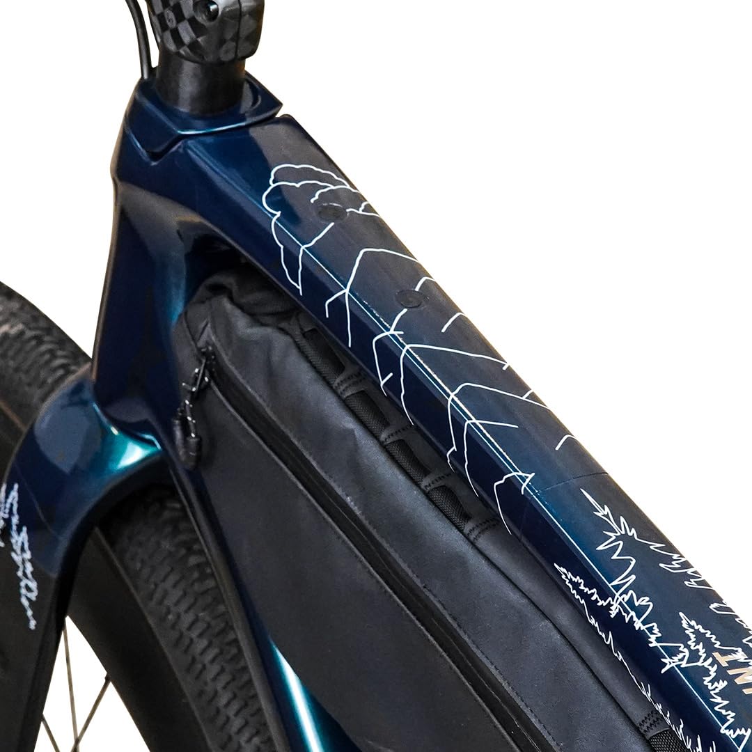 unleazhed Gravelbike - Pellicola protettiva per telaio opaca, per Gravel Bikes Made in Germany, set completo di protezione del telaio