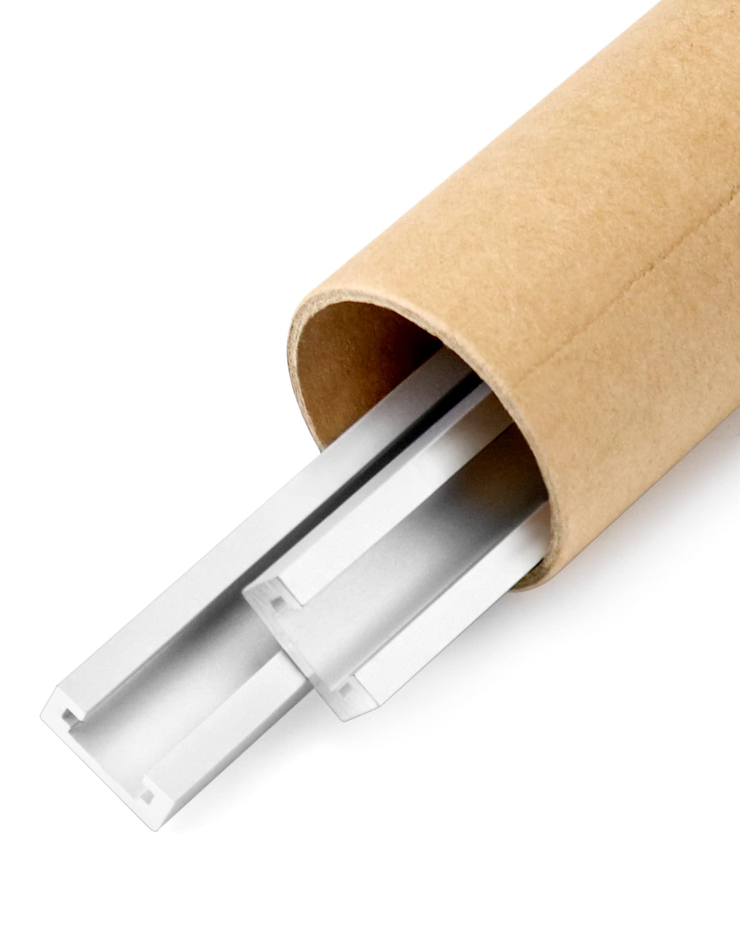 QWORK® 91 cm T-Track T-Slot en Aluminium, Rail à Onglet en T pour Scie à Table, Défonceuse et Outils de Travail du Bois, 19 x 10mm, 4 Pièces