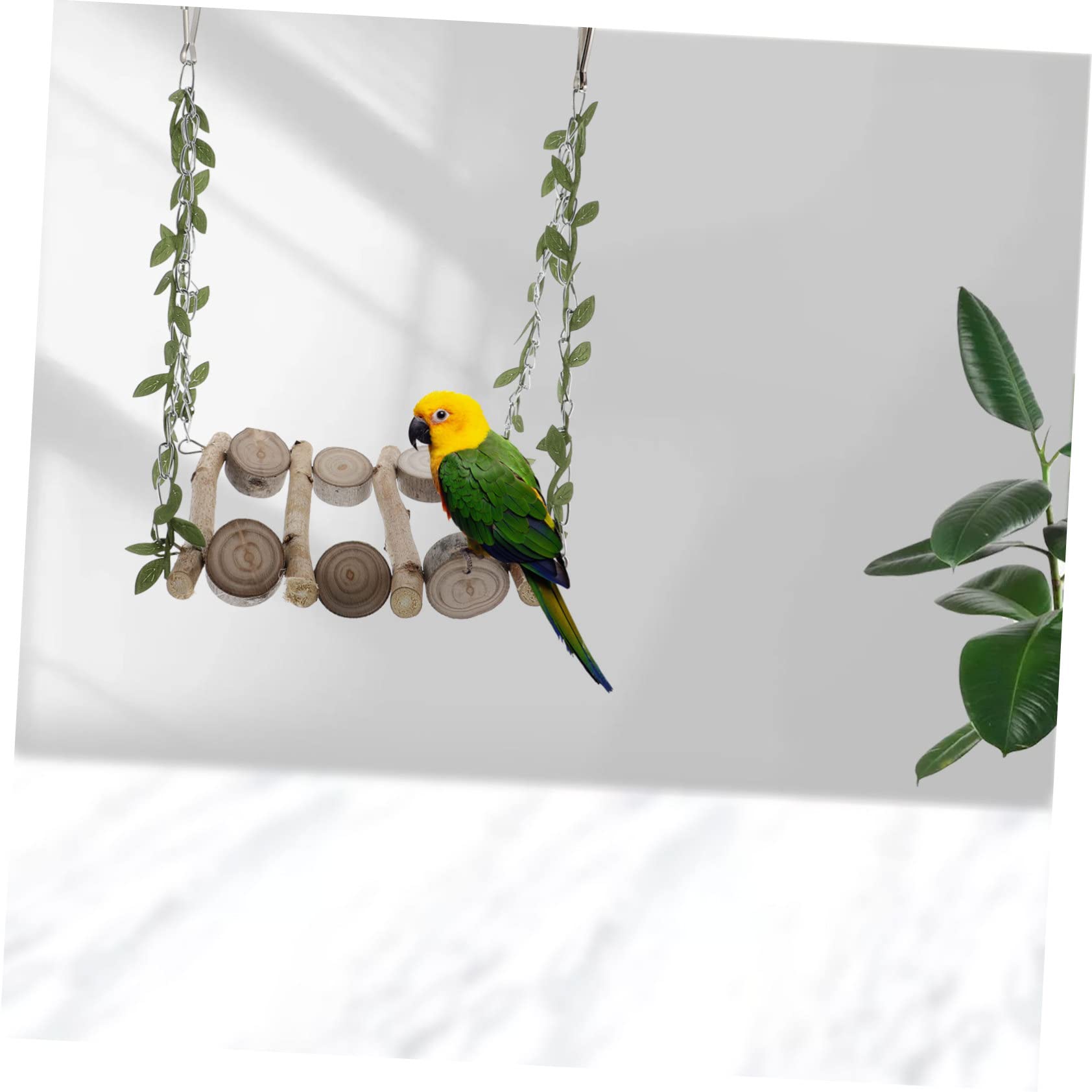 BESPORTBLE 3stücke Pet Bird Cage Toy Kletterleiter Und Schaukel Für Papageien Hängendes Spielzeug Aktivität Und Spaß Für Wellensittiche Und Ähnliche Vögel