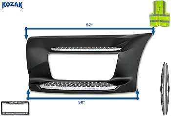 Amazon.com: KOZAK Plastic Front Step Fairing with 2 Metal
