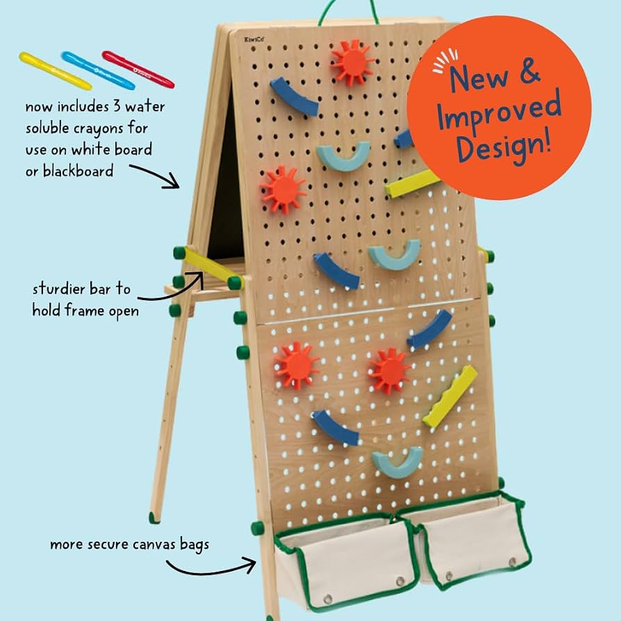 Amazon.com: KiwiCo 4-in-1 Marble Run + Art Easel for Kids Ages 3+ 