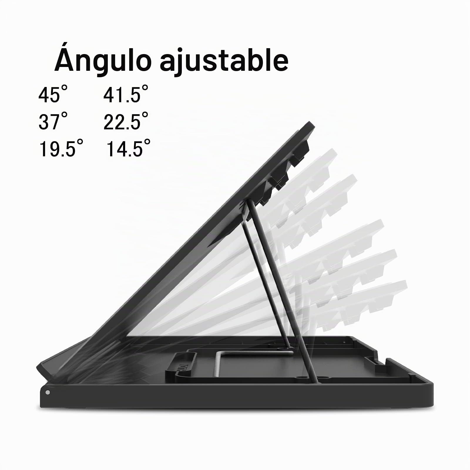 HUION Soporte Portátil ST300, Soporte para Tableta Ajustable ST300, Compatible con Kamvas 13/12/16, Kamvas Pro 13/12/16 Tableta Grafica con Pantalla, para Pad, 10-16 Pulgadas Monitor de Dibujo