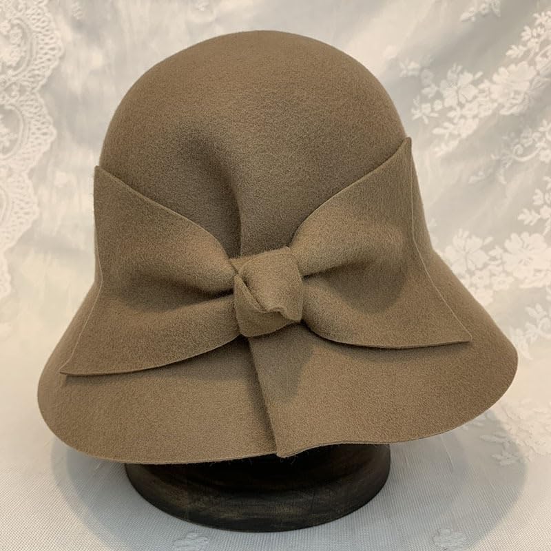 Chapeau en pot chaud pour femme contre le froid d'hiver à large avant-toit