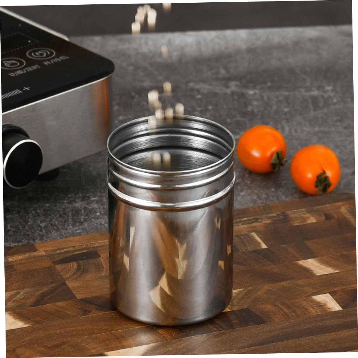 Stainless Steel Pepper Shaker for Seasonings, Dry Storage
