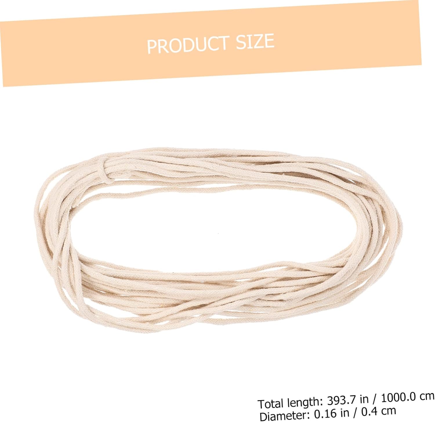 PRETYZOOM 2 Rolls Cotton Wicks for DIY Candle Making Braided Wick for Kerosene Lamps for Home and Temple Use for Oil Lamp Projects