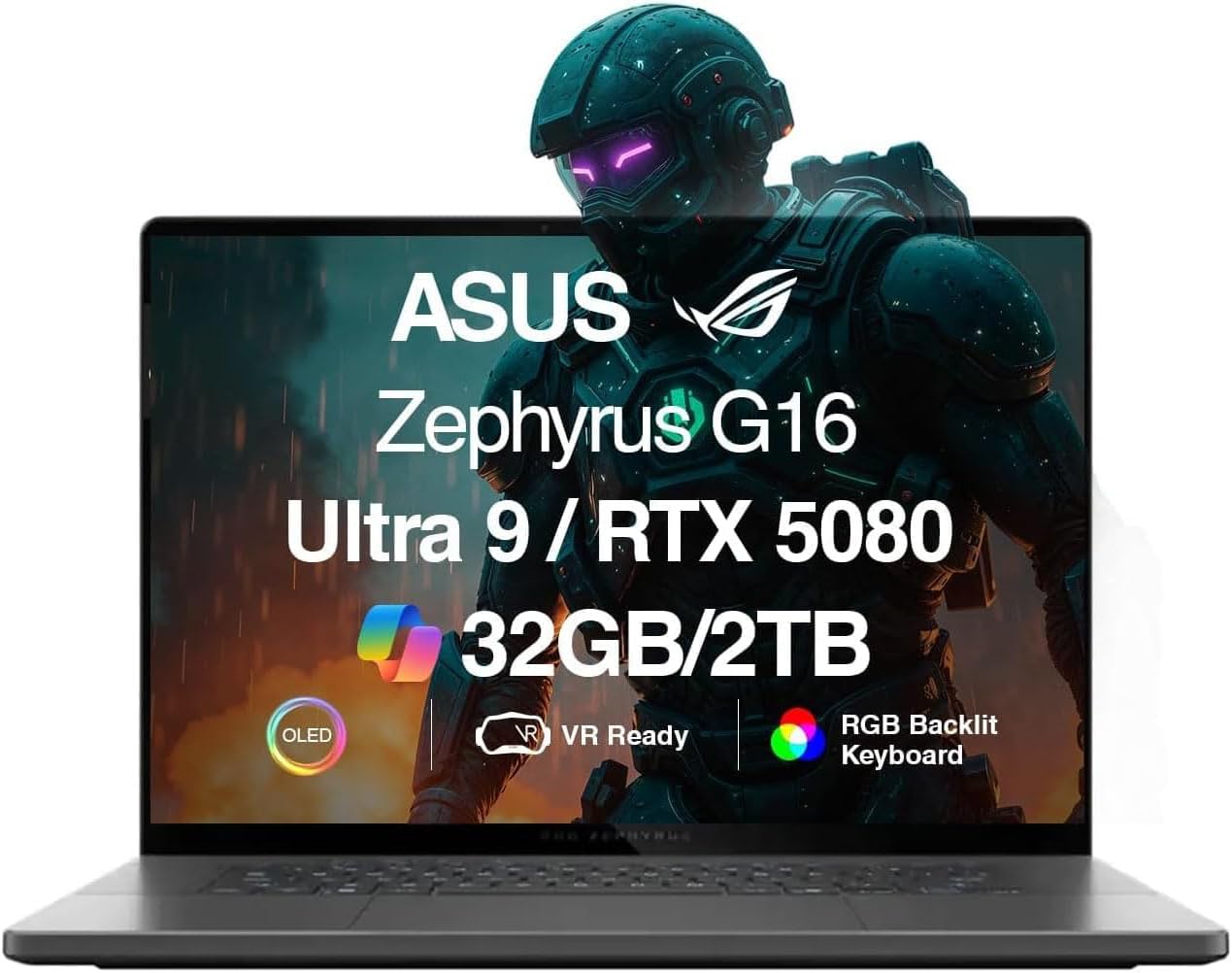 ASUS ROG Zephyrus G16 AI Gaming Laptop 16.0" ROG Nebula OLED FHD+... photo 1