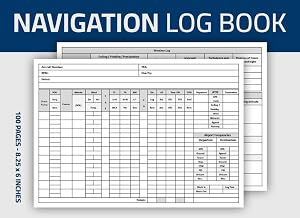Navigation Log Book: Flight Navigation Logbook | Flight Planning Sheets | Flight Plan Form | 100 Pages
