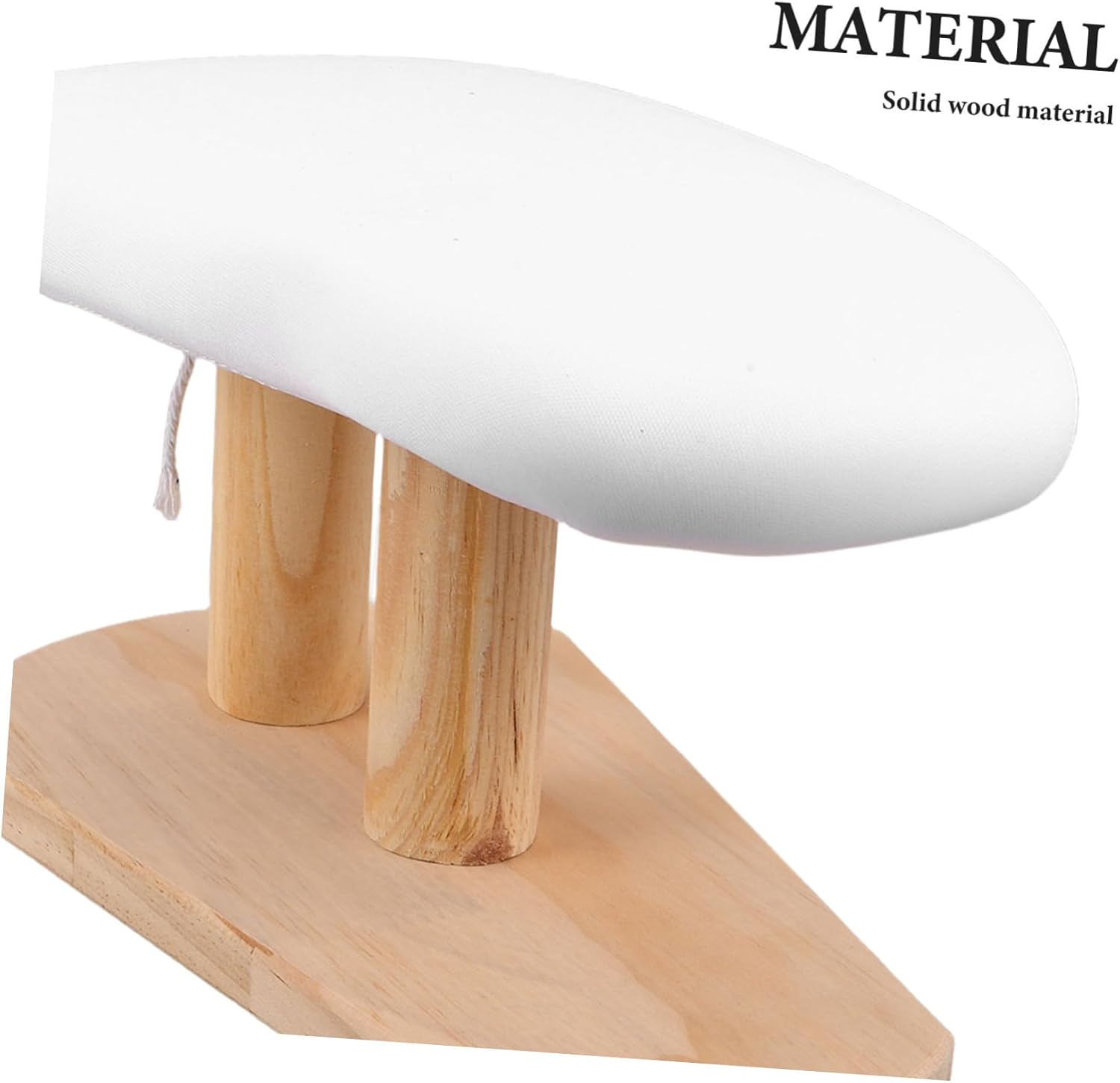 Veemoon Padded Sleeve Ironing Board with Wooden Base for Household and Sewing Use, Ergonomic Design for Precise Results on Narrow and Collars, Spacious Surface Maximizing Home Efficiency
