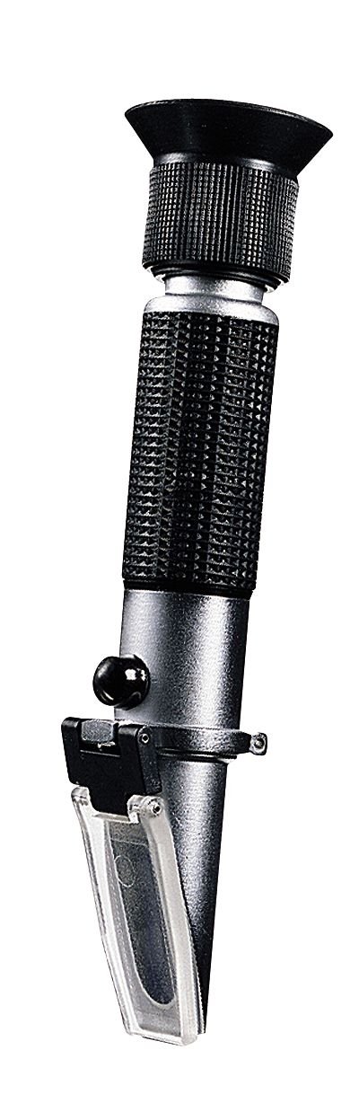 Refractómetro Brix de bajo costo, 28 a 62% Brix