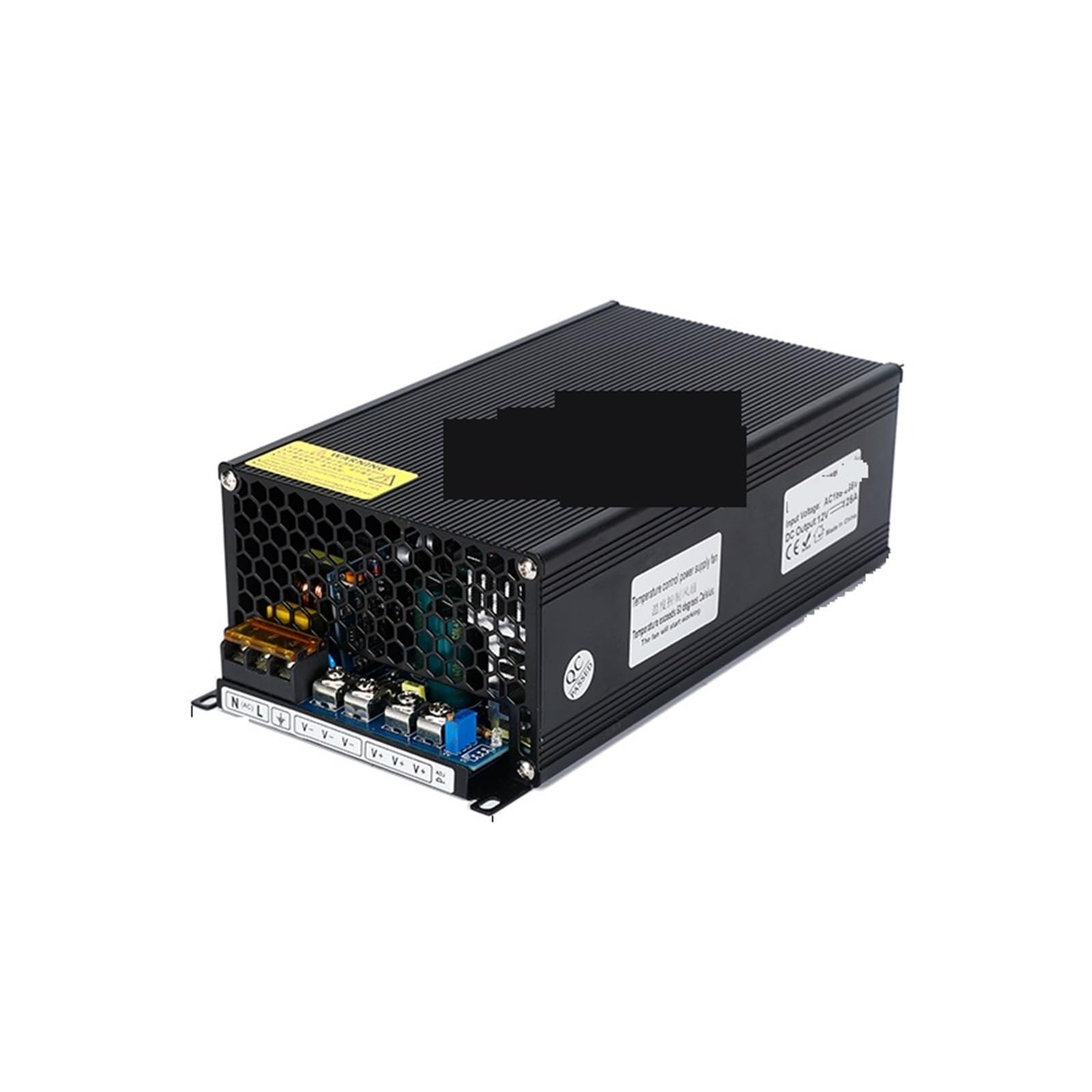 Zmienny zasilacz prądu stałego Zasilacz AC do DC 12V 125A 1500W, transformator napędowy, do silnika CNC przemysłowy elektroniczny sprzęt elektryczny itp. Wysoka precyzja i bezpieczna praca(AC 85-145V,