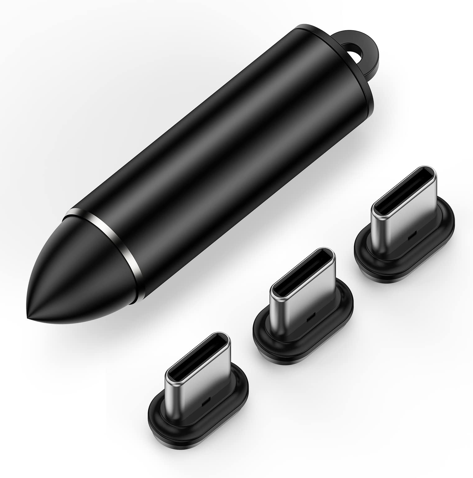 YKZ USB C Magnetic Tips 3pcs, 7 Pin Magnetic USB C Adapter Head with Connector Organizer Compatible USB C Magnetic Charging Cable