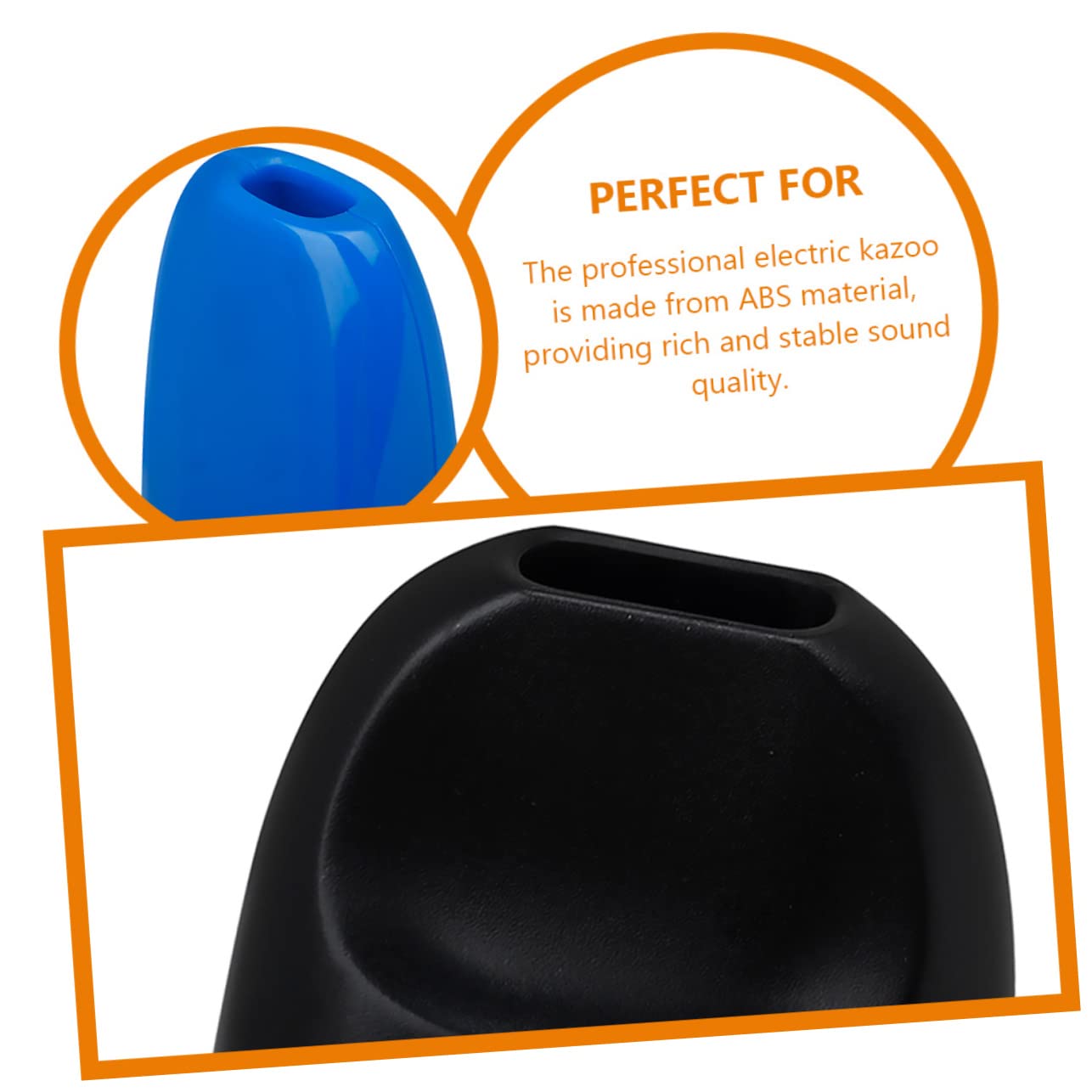 ibasenice 3sets Kazoo Elettrico Professionale Con Membranper Flauto e Cavo Di Collegamento Strumento Musicale Divertentper Adulti e Facile Da Suonare Per Insegnamenti Musicali e Spettacoli