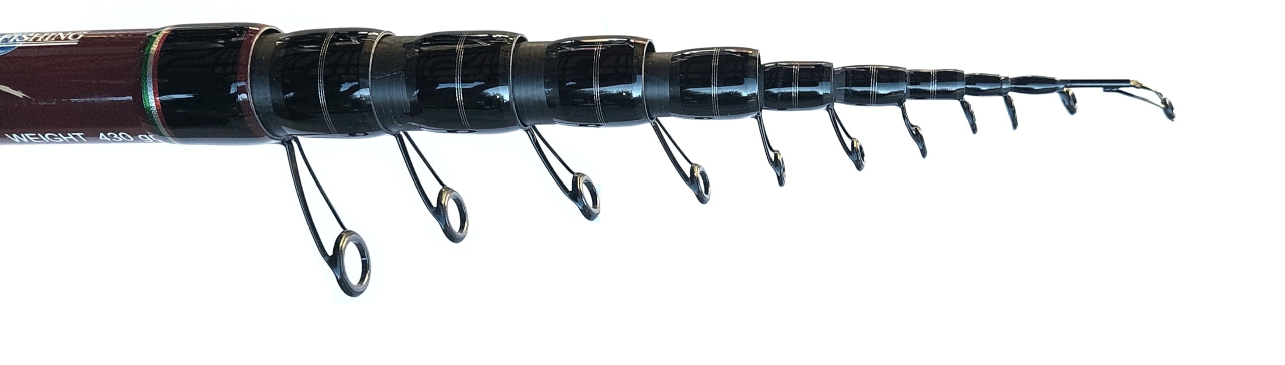 Canna Bolognese 8 Metri Carbonio Alto Modulo Pesca Mare Lago Orata Sarago Concept