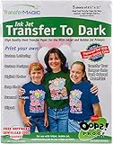 Transfer Magic FXTD-5 Ink Jet Transfer Paper for Dark Fabric (5 Pack), 8.5' x 11'