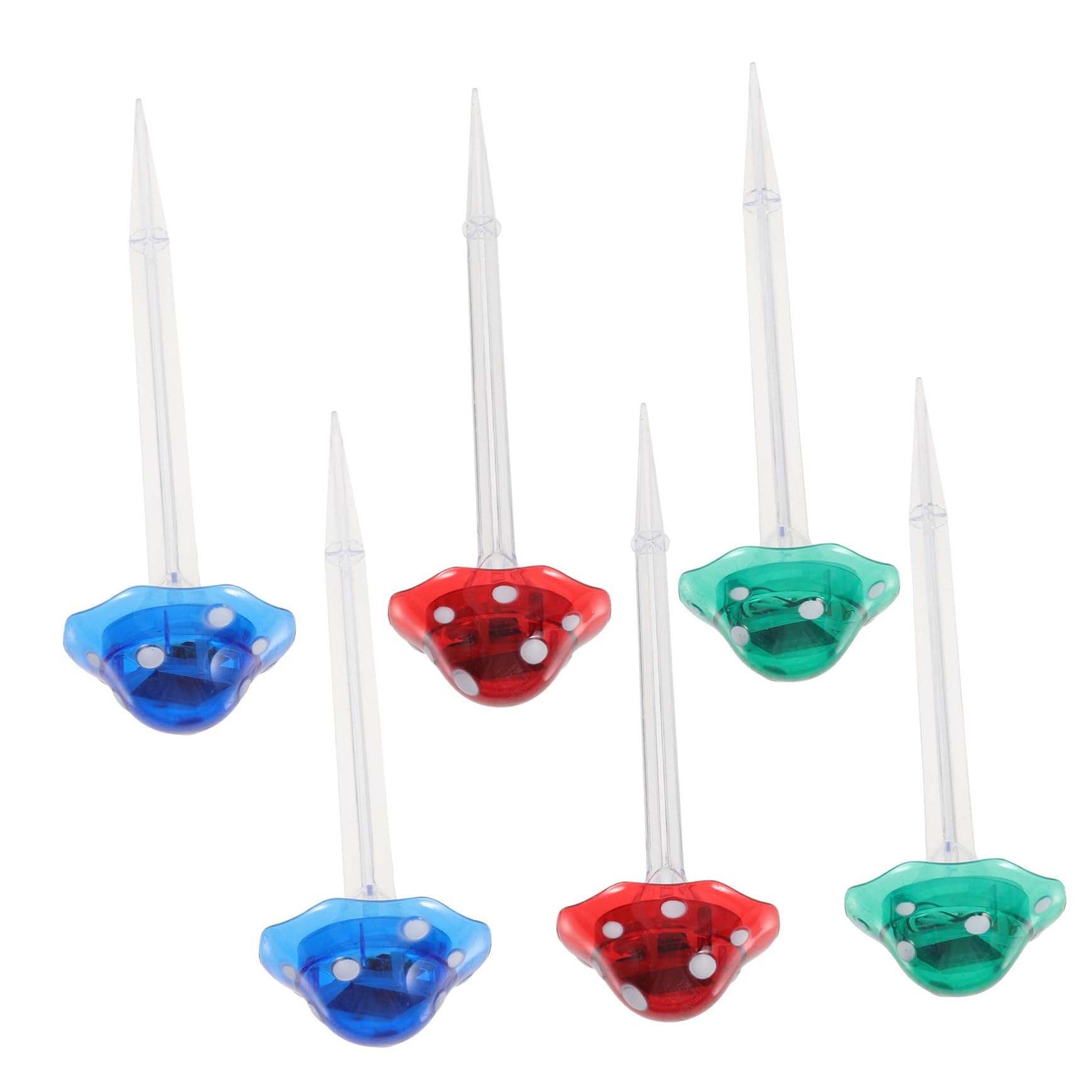 KALLORY 6Pcs Solar Powered Mushroom Lights Decorative Outdoor Garden Stake Lamps LED Solar Lights for Lawn Patio Backyard Elegant Garden Decor